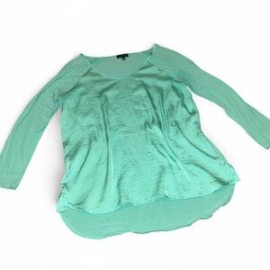 The Limited Mint Green 3/4 Sleeve Top